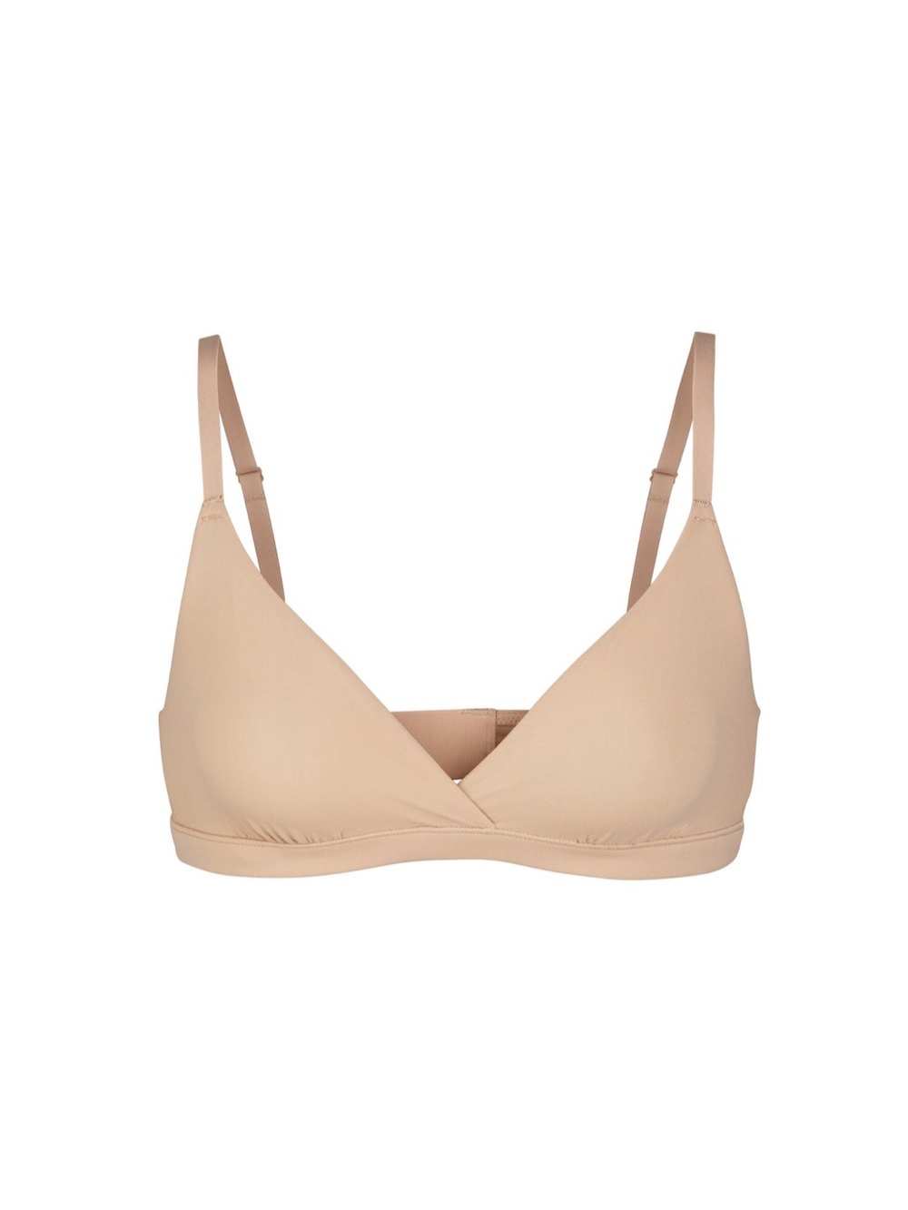 SKIMS Fits Everybody Crossover Bralette Nude S